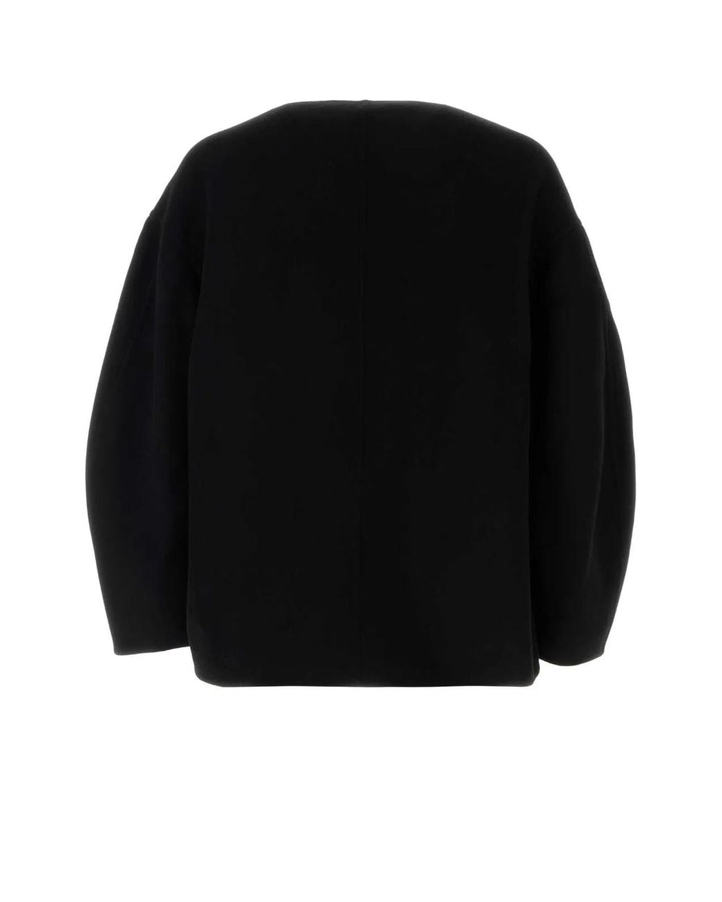 Jil Sander Black Wool Oversize Sweater for men
