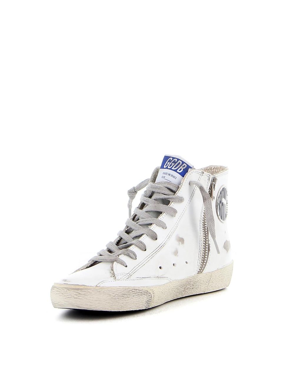 Golden Goose Deluxe Brand White Francy Classic High-Top Sneakers