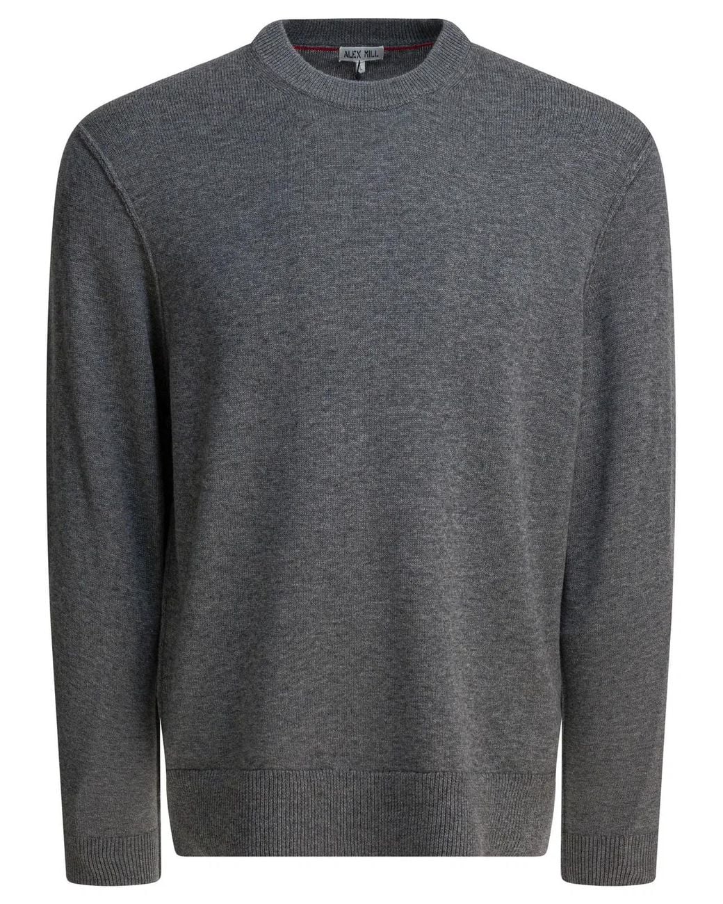 Alex Mill Gray "Reverse Seam" Sweater for men