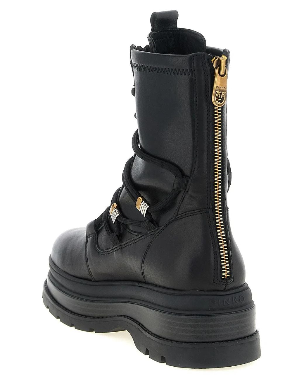 Pinko Black 'Eva' Ankle Boots