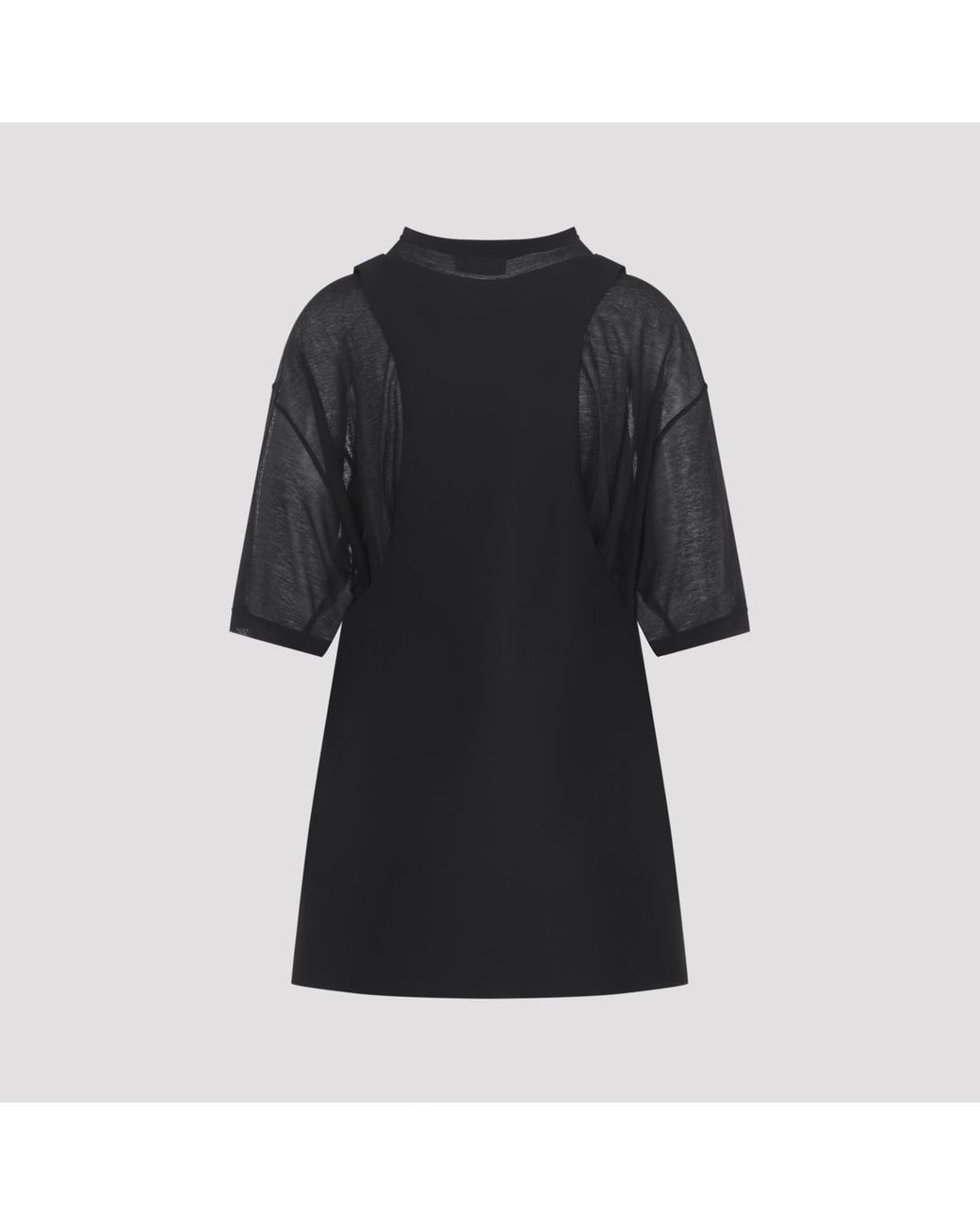Balenciaga Black Tshirt Dress