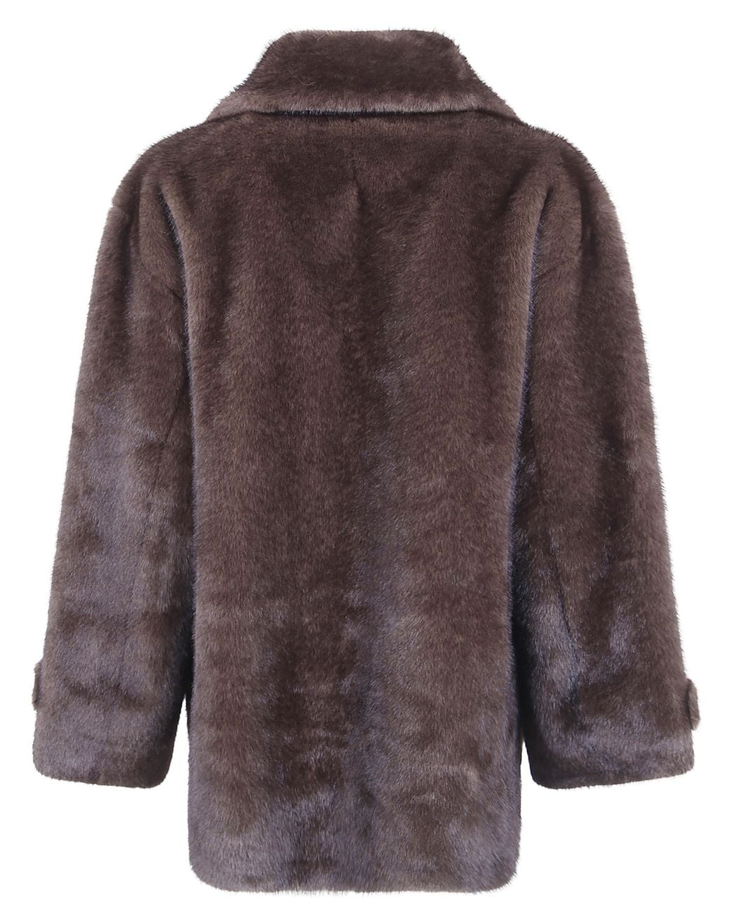 DR. HOPE Brown Fake Fur Coat