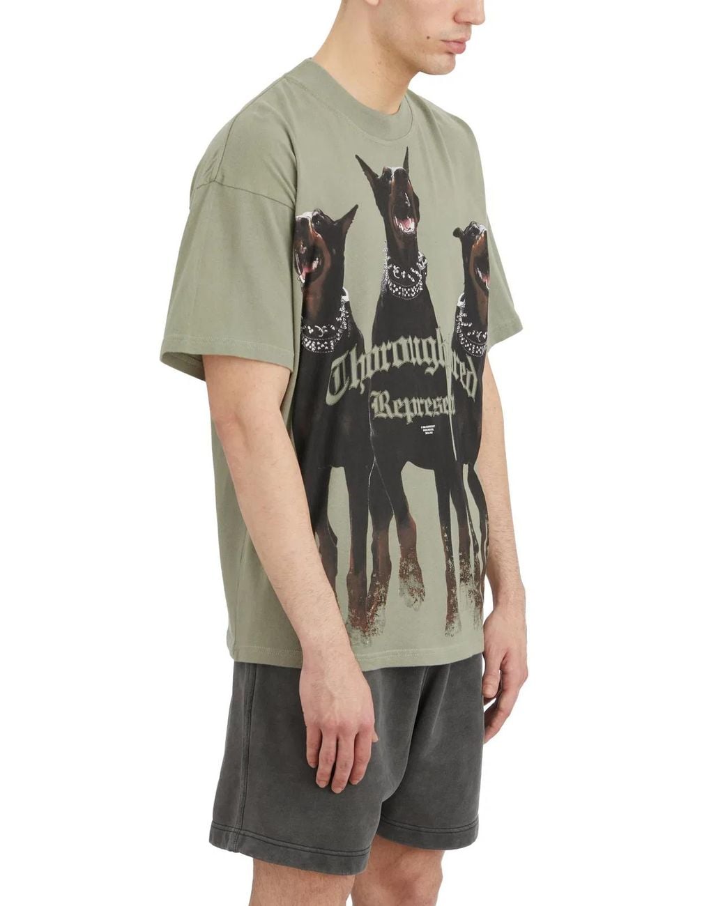 Represent Gray Thoroughbred T-Shirt for men