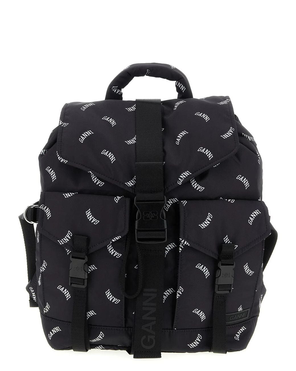 Ganni Black 'Re-Tech' Backpack