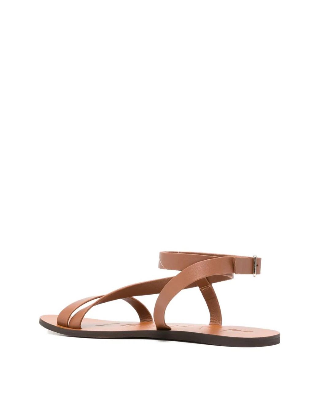 Manebí Brown Manebi Leather Gladiator Sandals