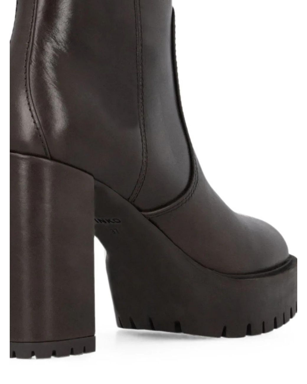 Pinko Brown Flat Shoes