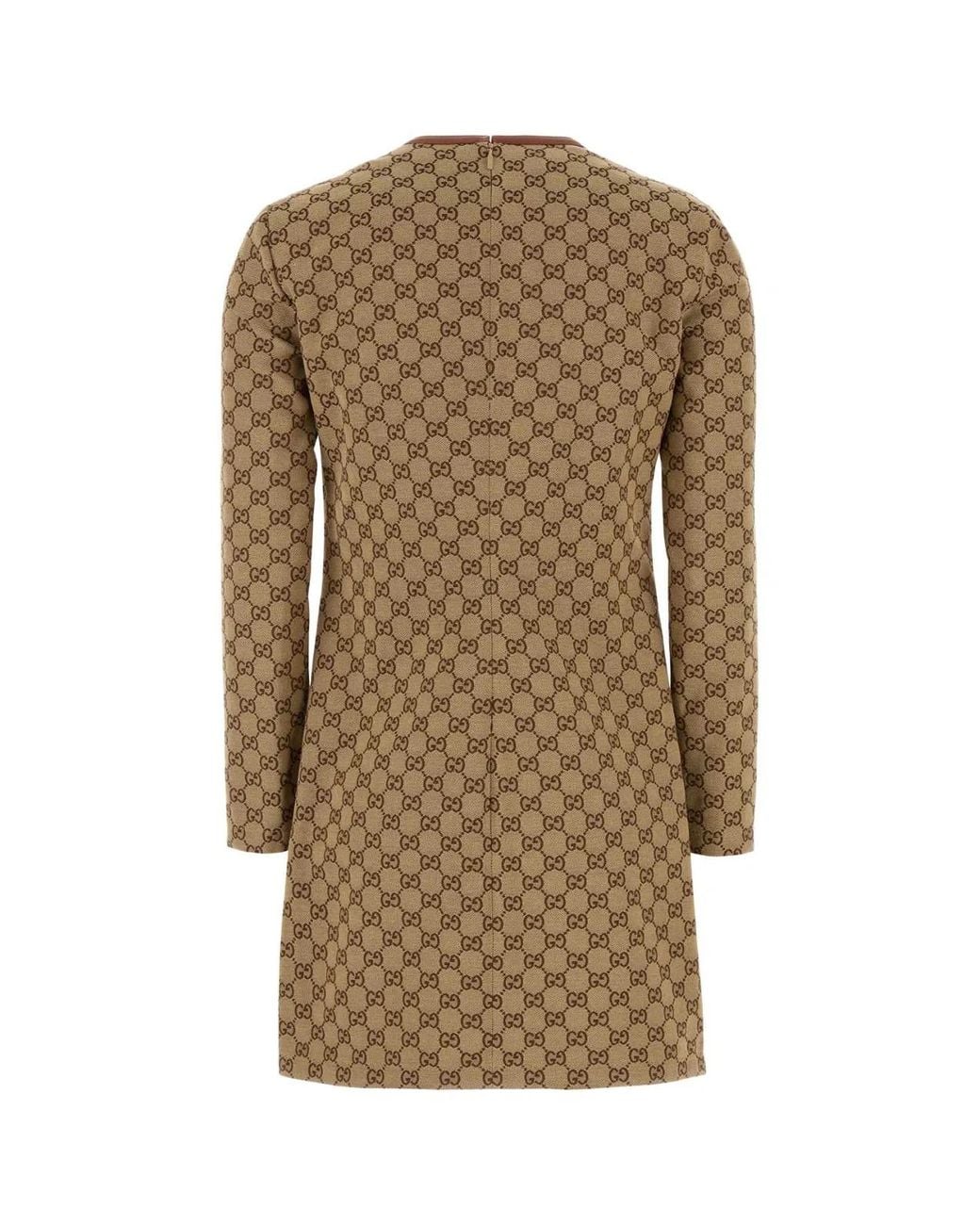 Gucci Natural Dress With Horsebit