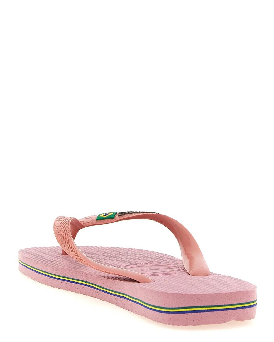 Havaianas Pink 'Brasil Logo' Sandals