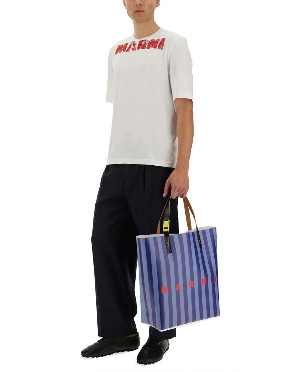 Marni Black Wool Pants for men