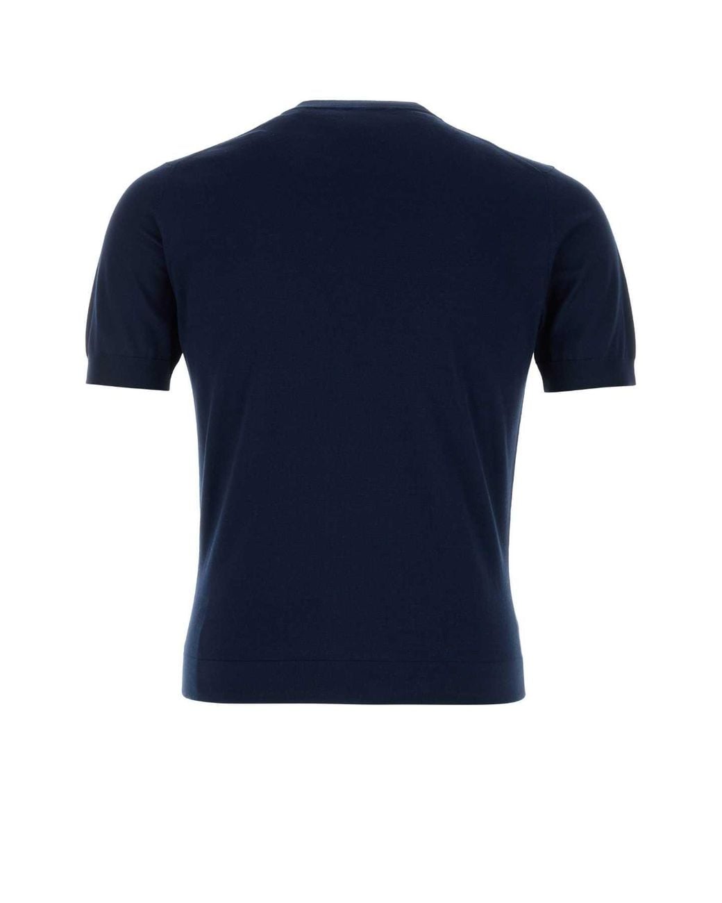 Prada Blue C-Neck Knit for men