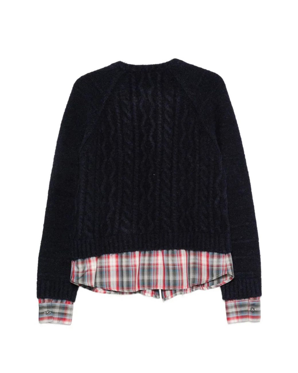 Semicouture Black Marcy Wool Blend Cardigan