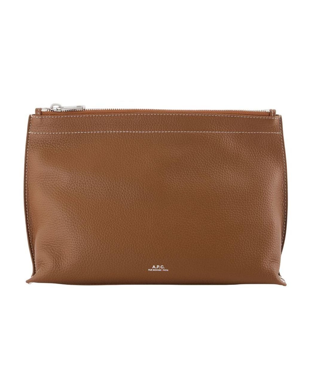 A.P.C. Brown Clutch