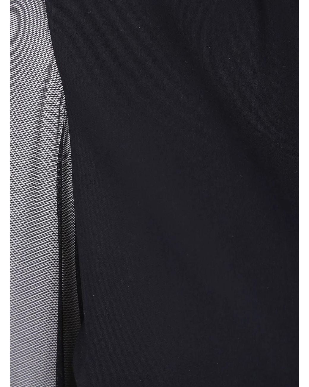 Chiara Boni Black Kai Illusion Jersey Shirt