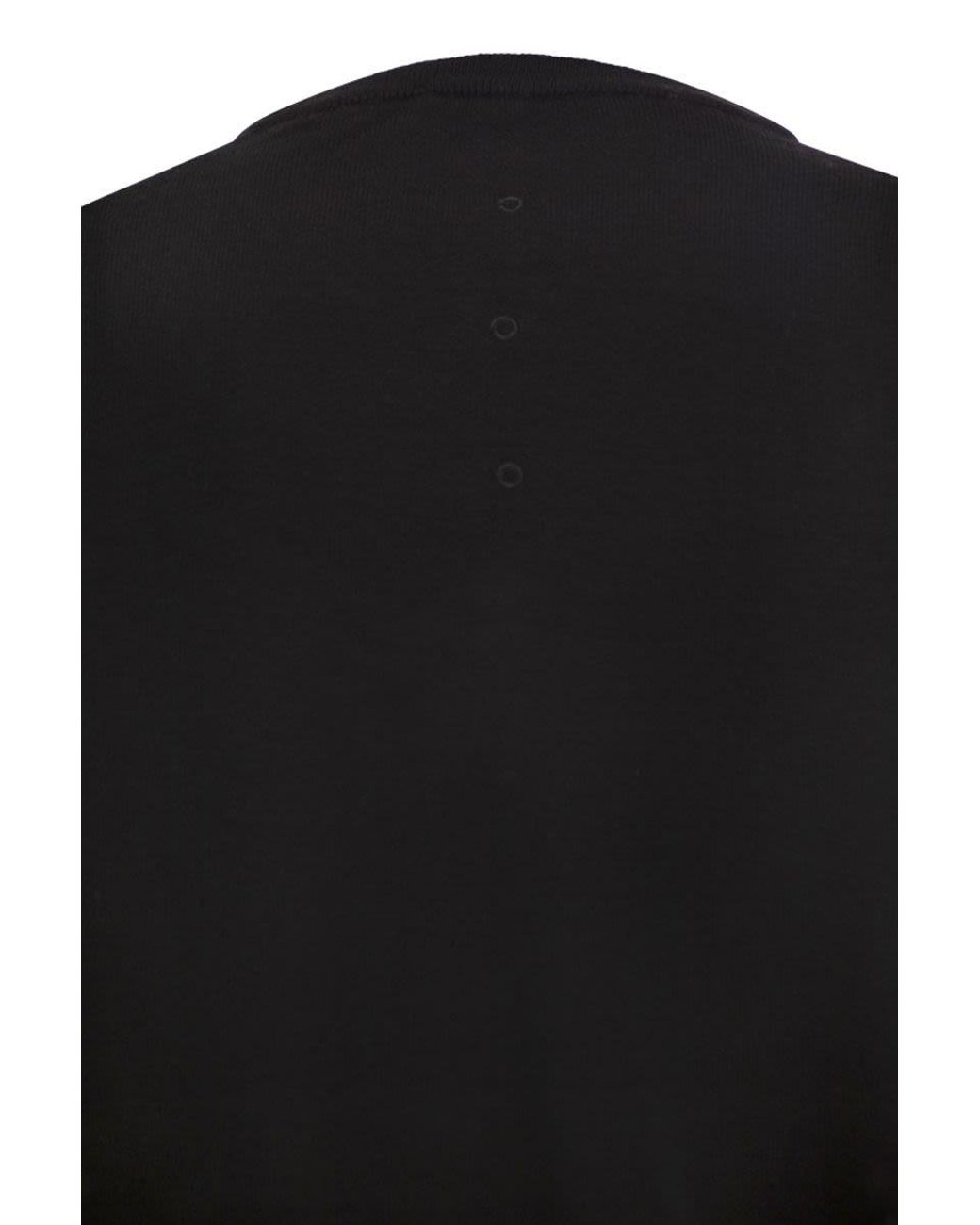 Premiata Black Merino Wool Crew-Neck Jumper for men