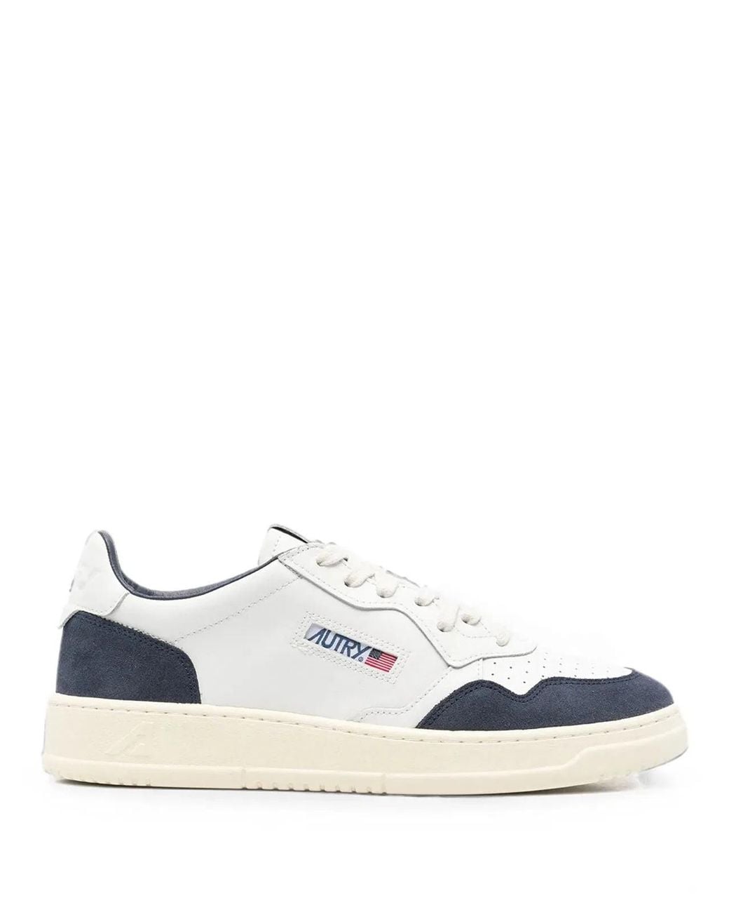 Autry White Medalist Low Sneakers for men