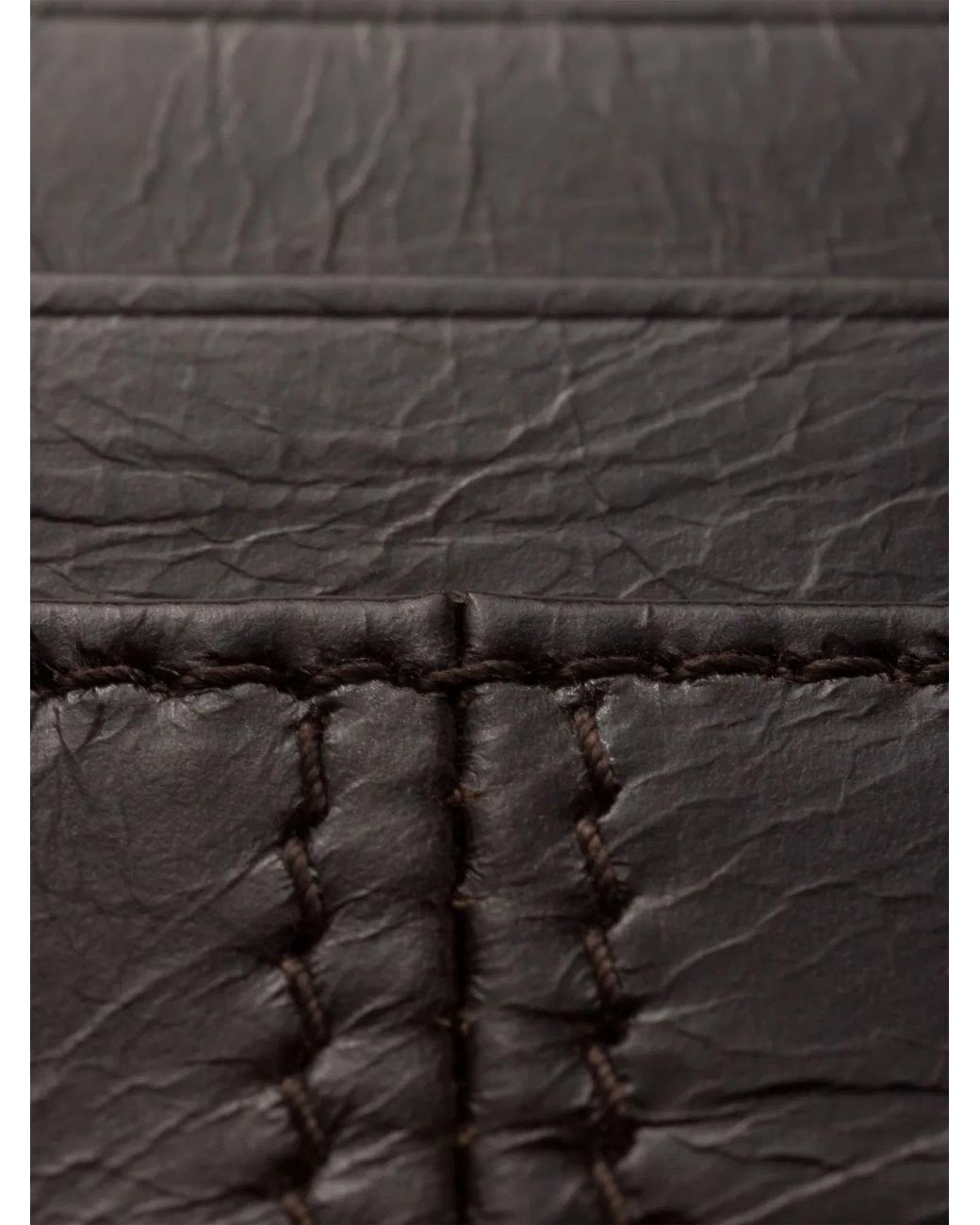 Prada Black Dark Leather Card Holder
