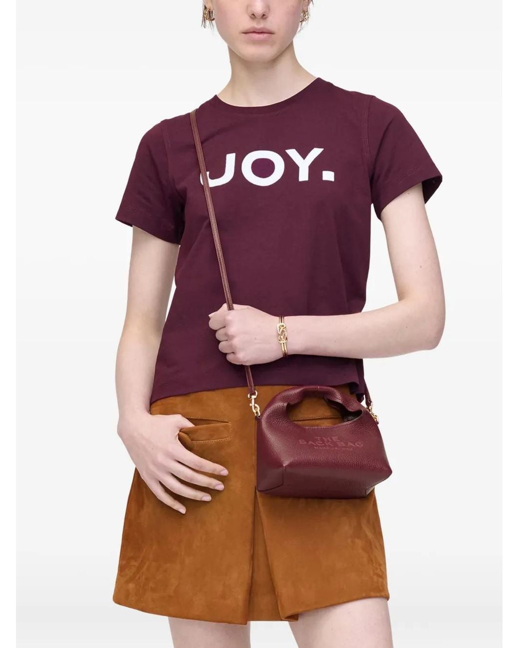 Marc Jacobs Purple The Micro Crossbody Sack Bag