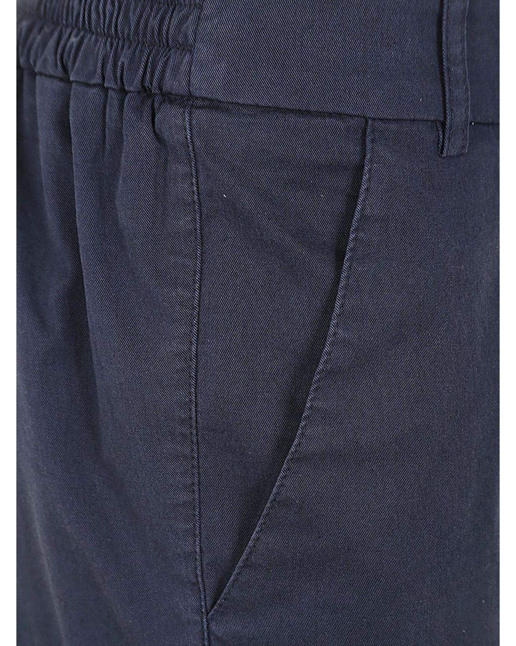 Kiltie Blue Hugo Straight Leg Pants With Lapel