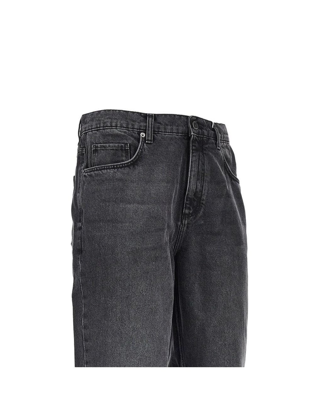 Wax London Gray Felix Loose Fit Jeans for men
