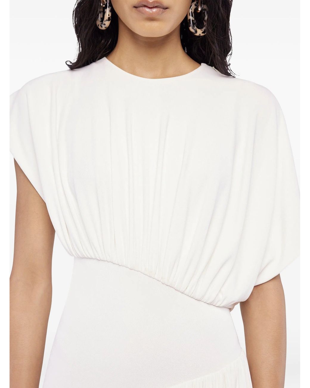 Rabanne White Ivory Viscose Polyamide Elastane Dress