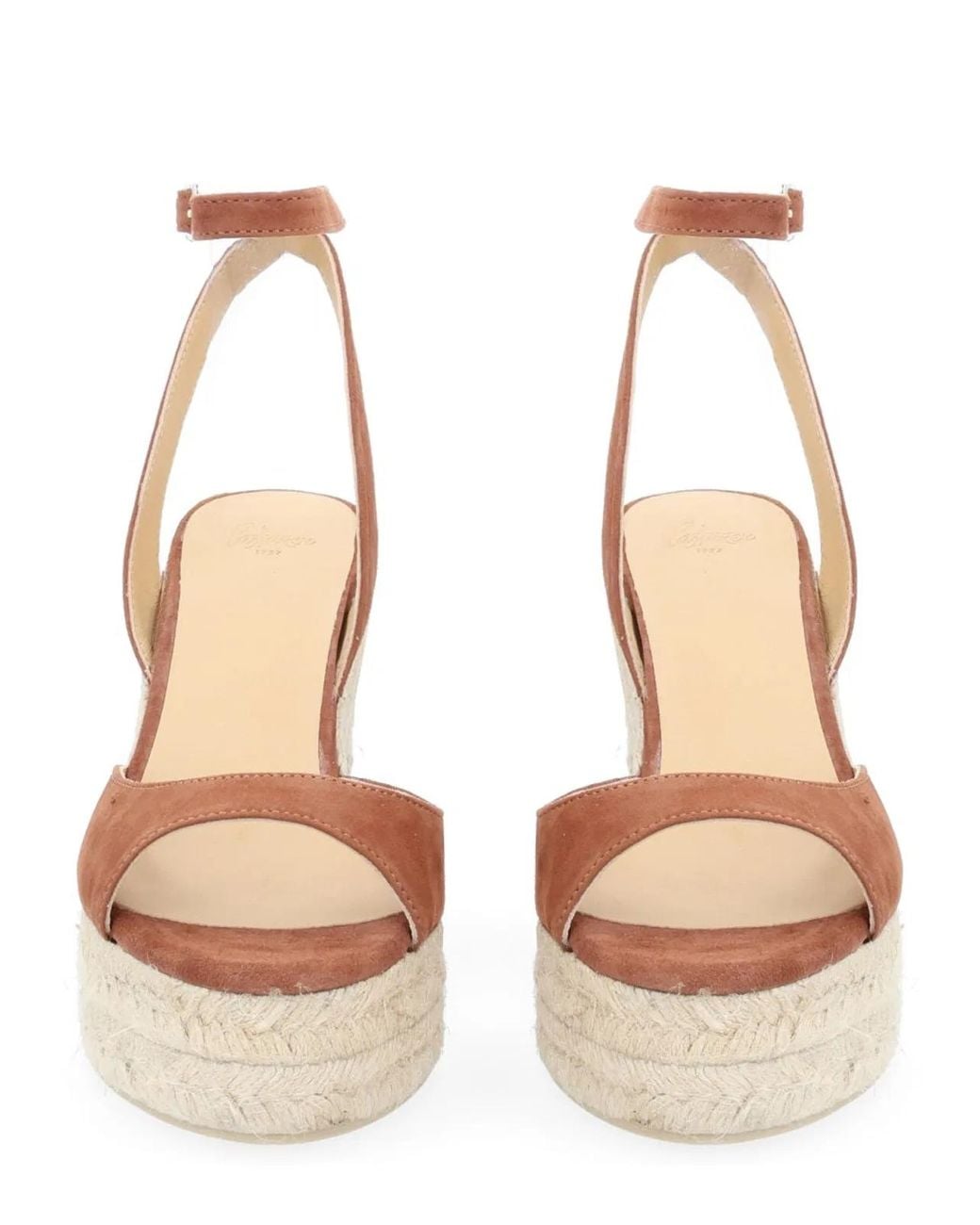 Castaner Natural Castañer Multicolour Ovine Leather Flat