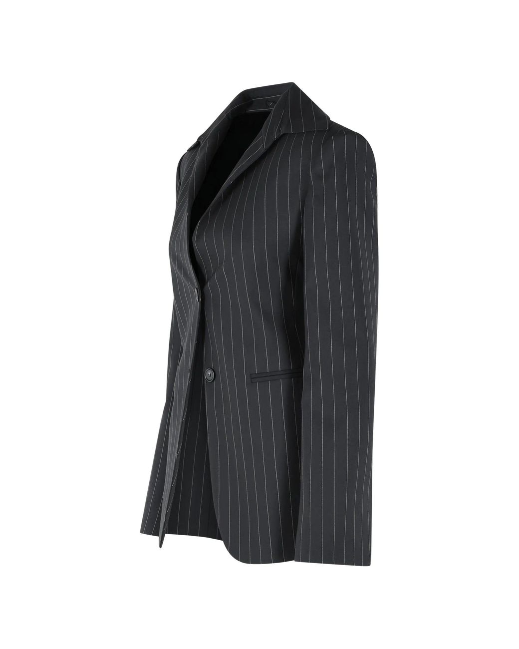 Max Mara Black Wool Polyester Spxrive