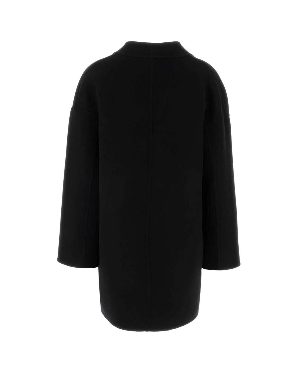 Gucci Black Wool Blend Reversible Coat