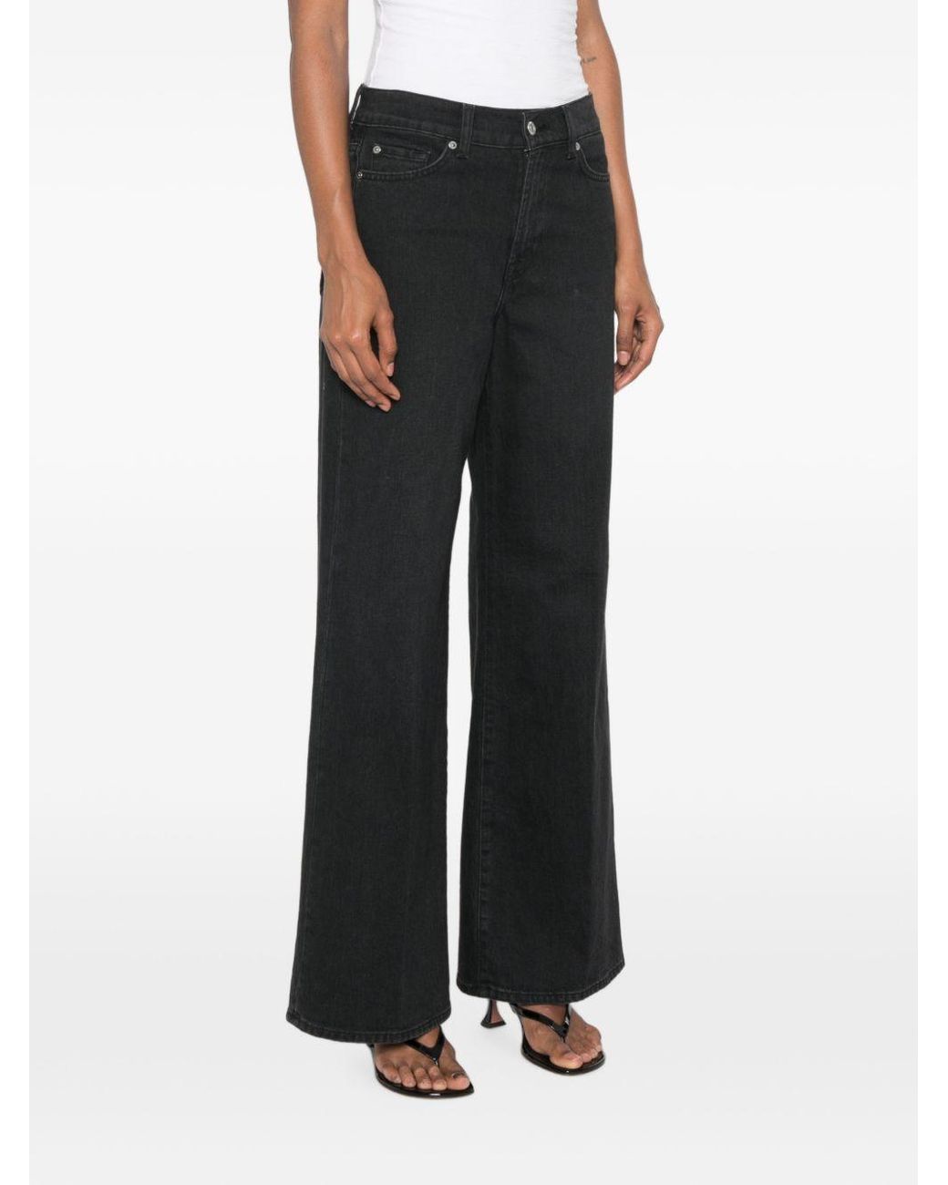 Seven7 Black Lotta Tailorless Denim Jeans