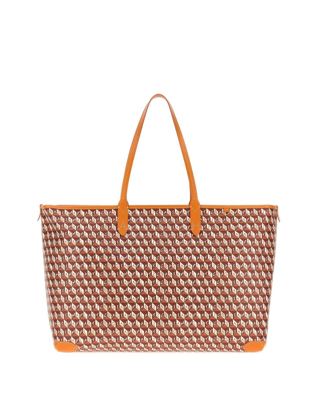 Anya Hindmarch Red I Am A Plastic Bag Zipped Tote