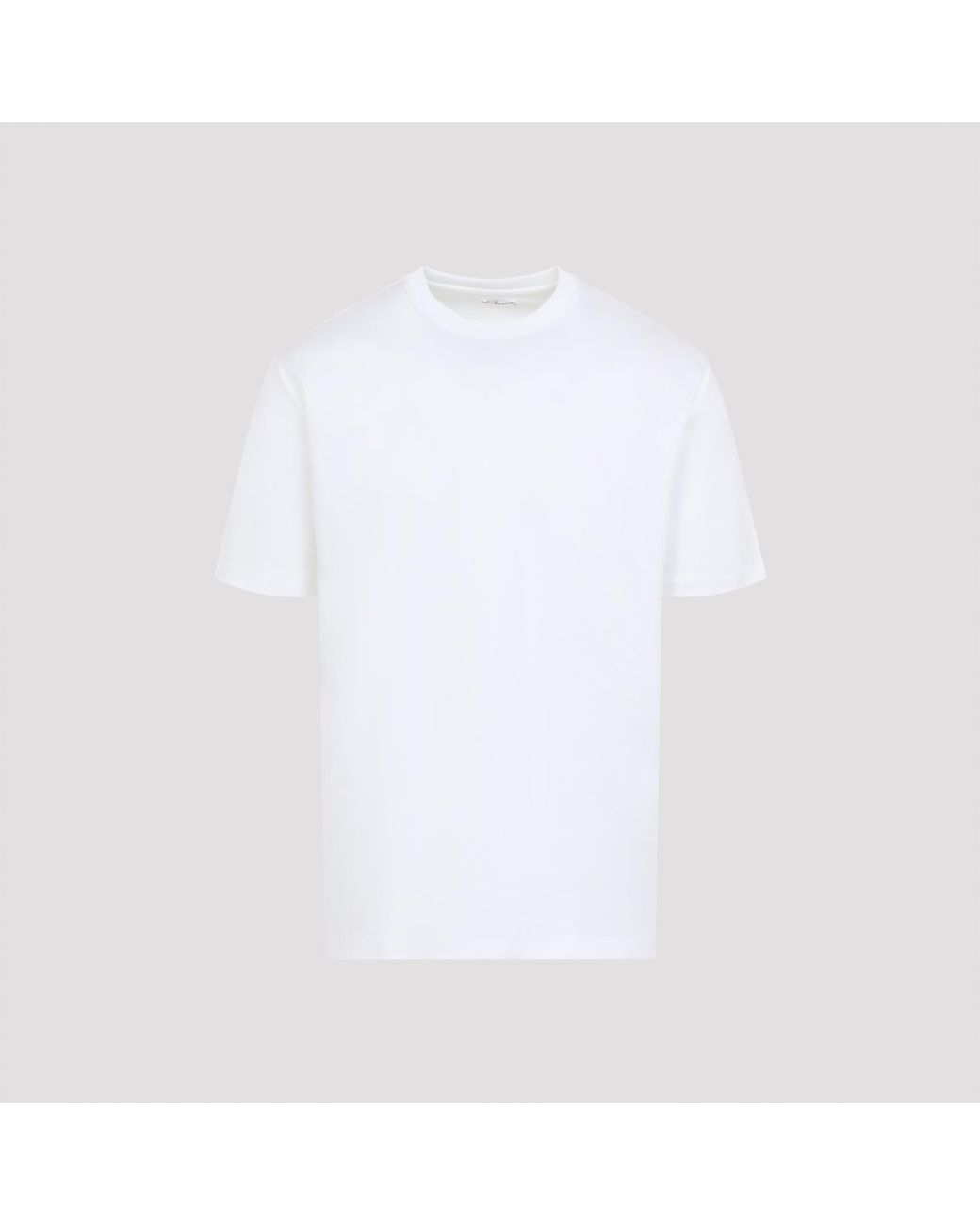 Kiton White Cotton T-Shirt for men