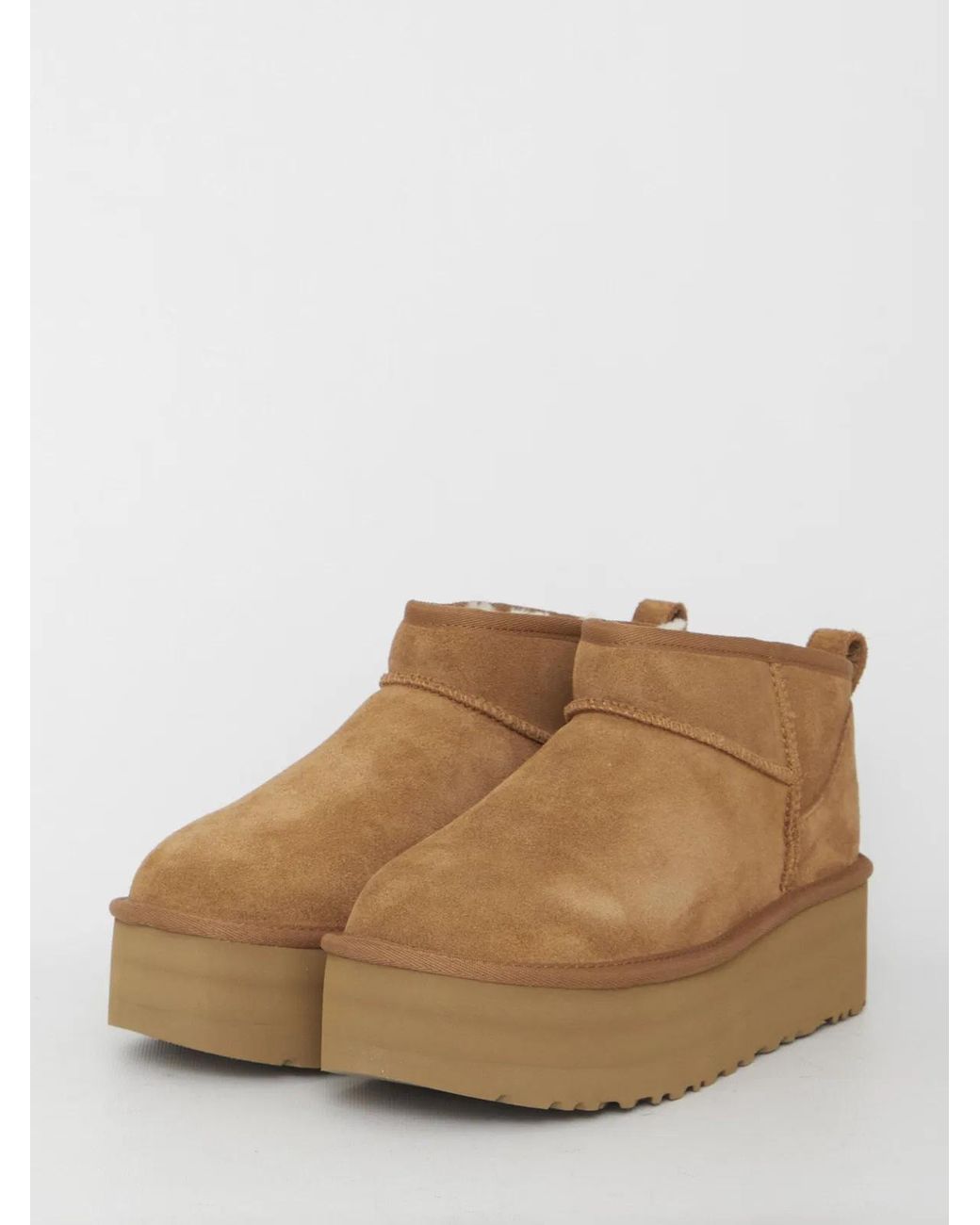 Ugg Brown Classic Ultra Mini Platform