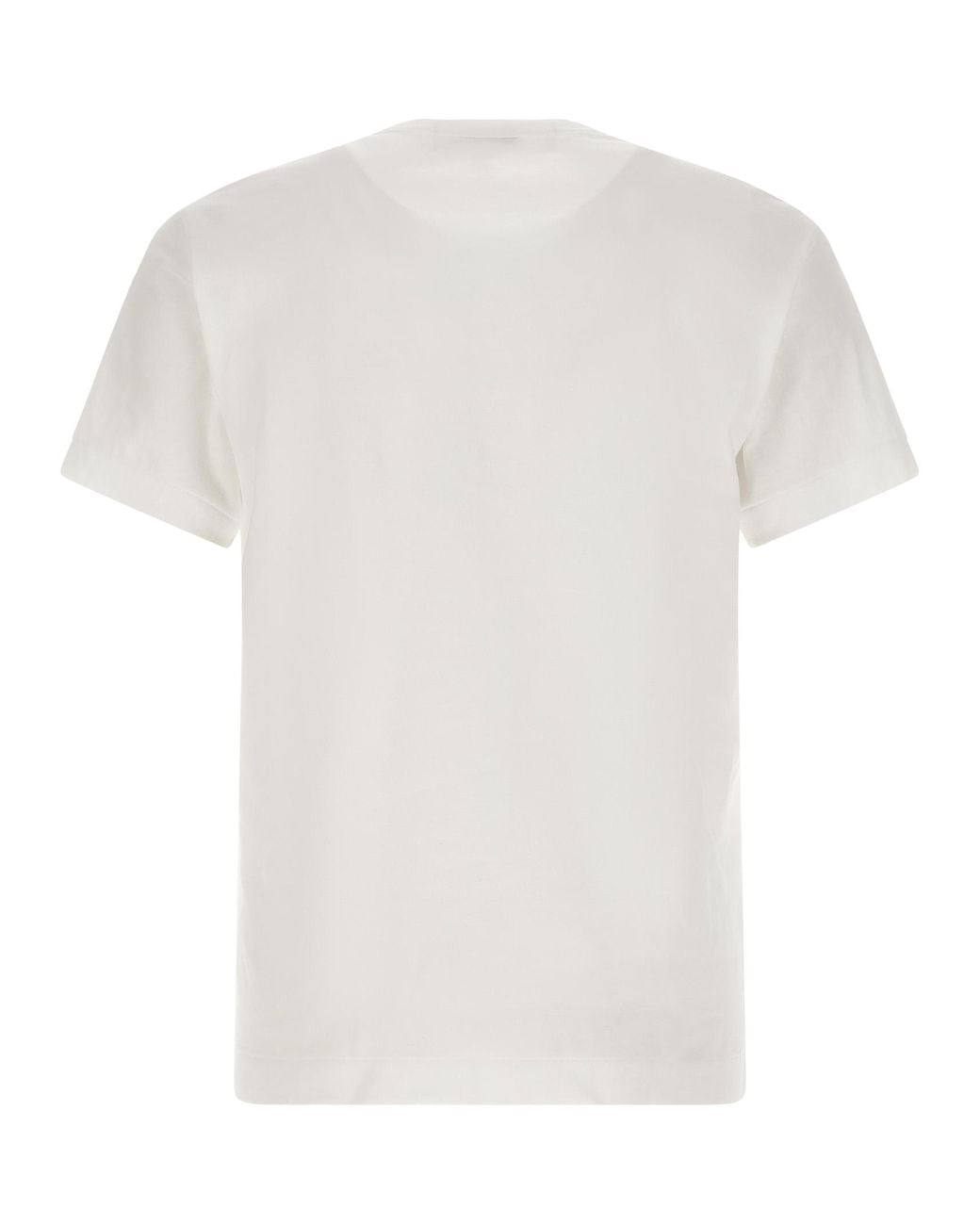 COMME DES GARÇONS PLAY White Emblem' T-Shirt