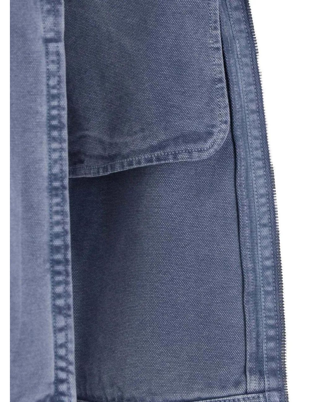 A.P.C. Blue Blouson Alexis for men