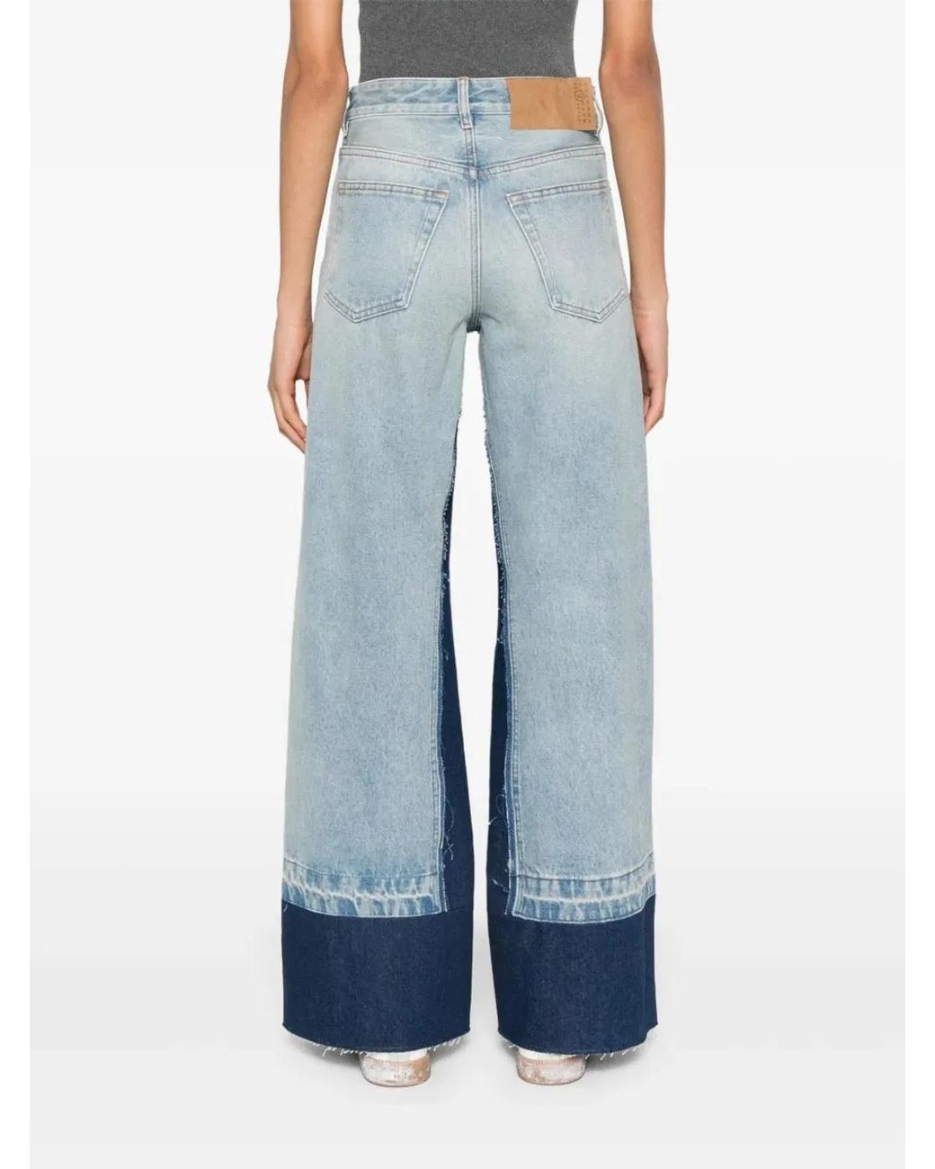 MM6 by Maison Margiela Blue Pants 5 Pockets
