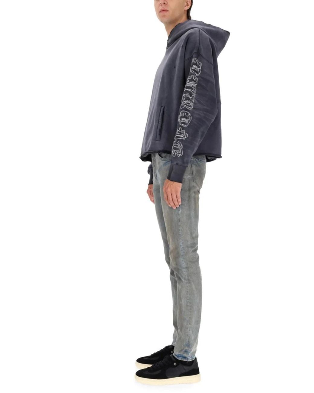Purple Brand Blue Pants Monterrico Mud for men