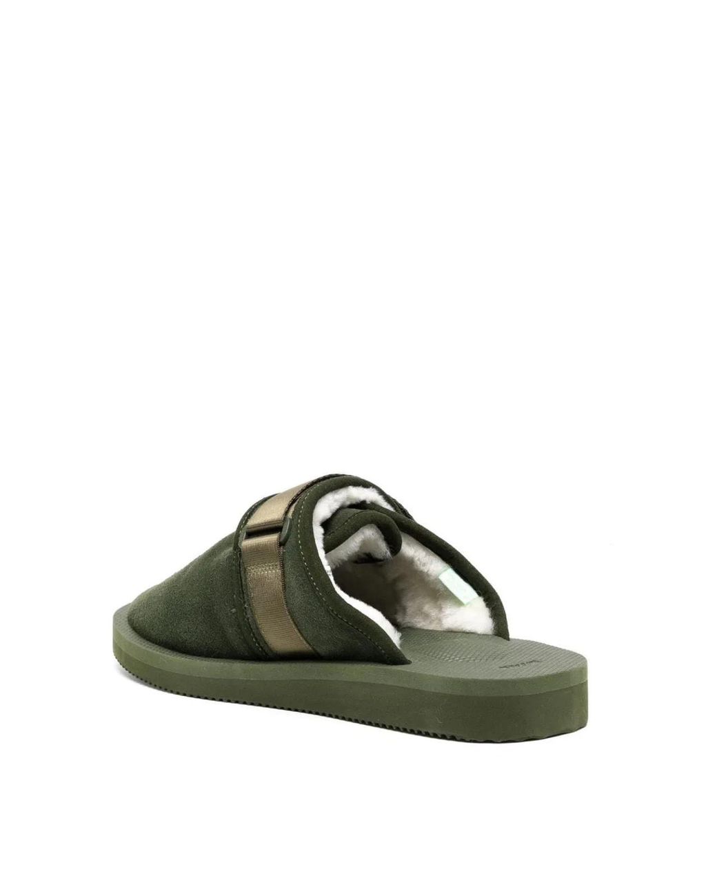 Suicoke Green Zavo-Mab Mules Sandals