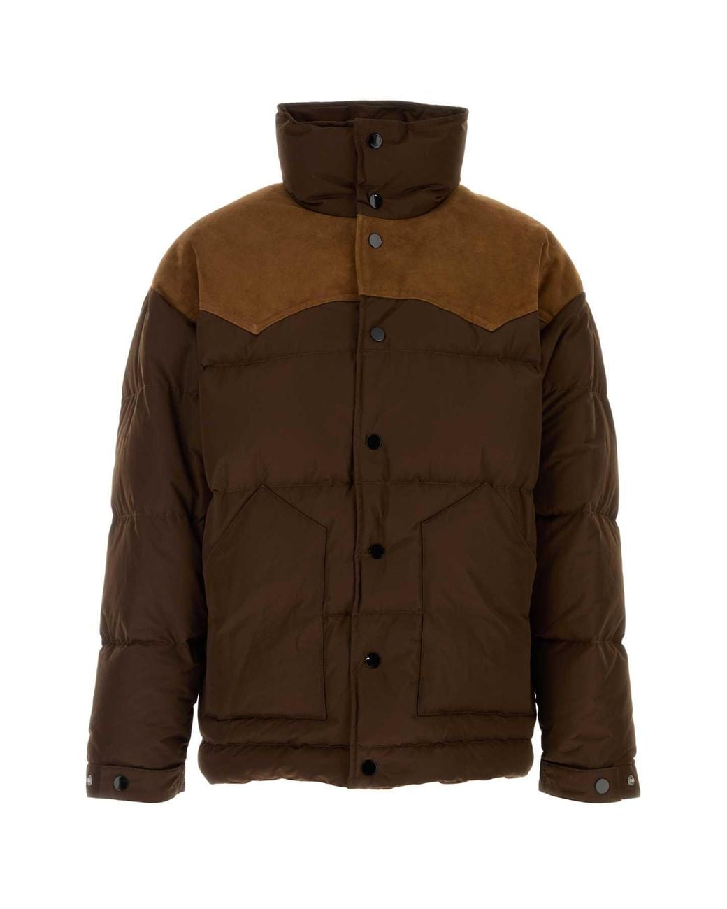 AMI Brown Down Jacket for men