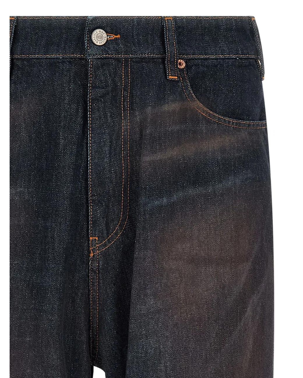 MM6 by Maison Margiela Blue 5-Pocket Jeans for men