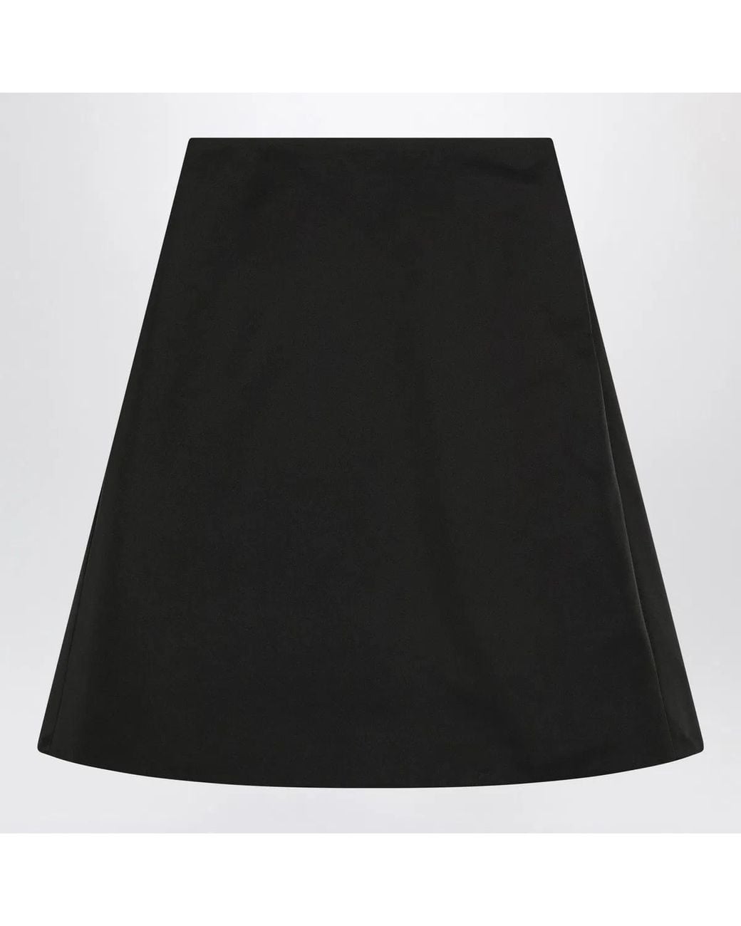 McQueen Black Flared Skirt