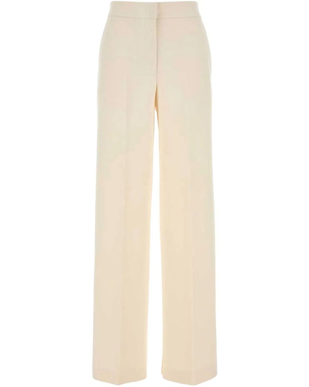 Max Mara Natural Cotton Fleece Trousers