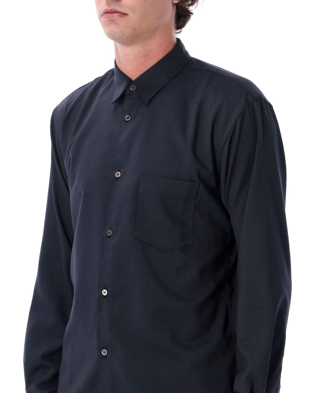 Comme des Garçons Blue Shirt Shirt Striped Shirt for men