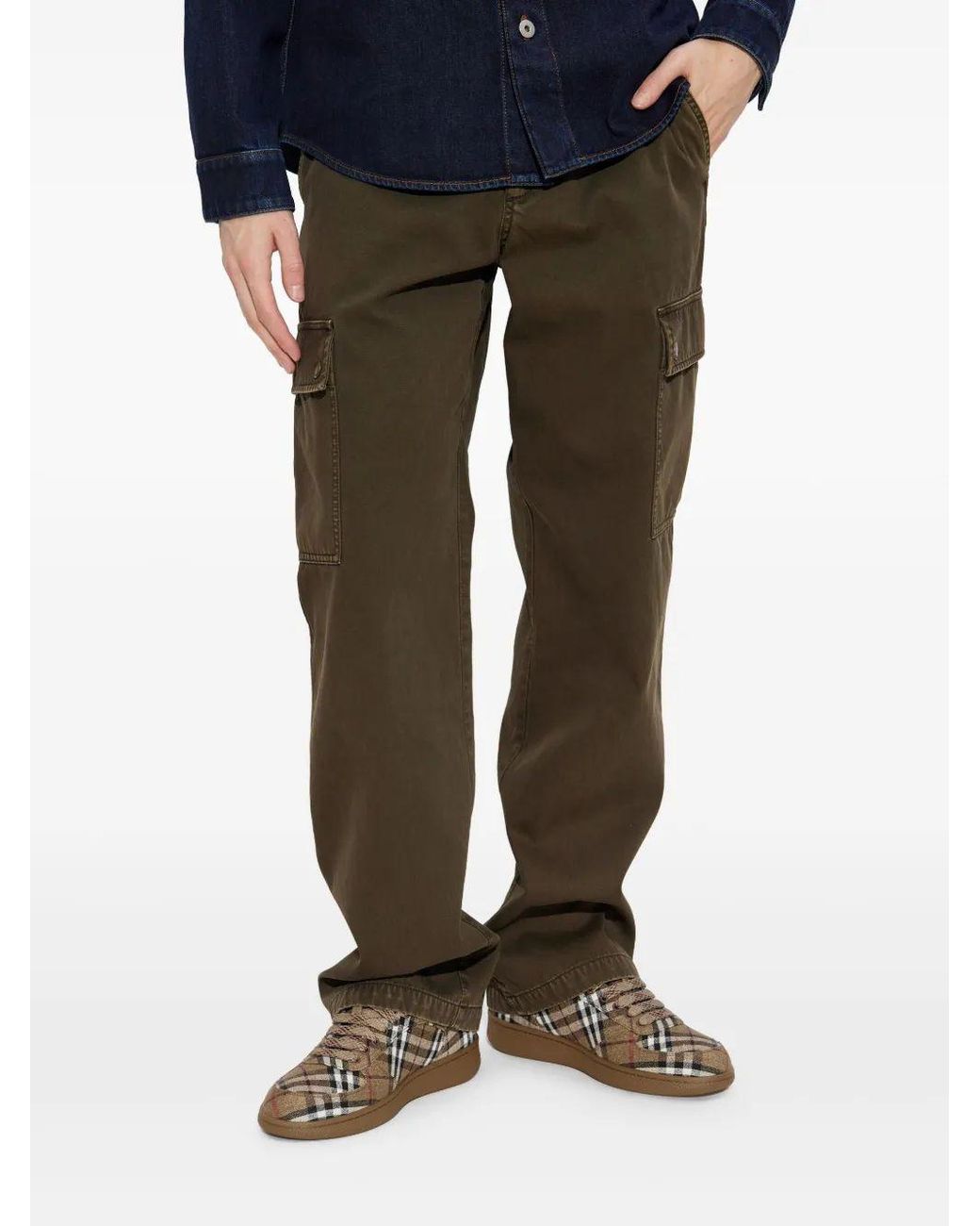 Burberry Green Casual Trouser for men