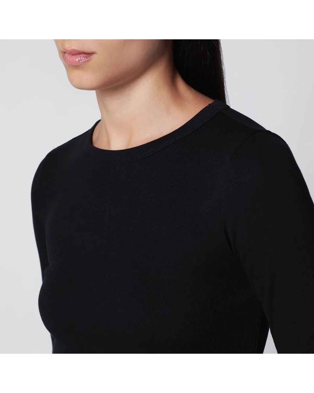 Flore Flore Black Max Organic Cotton Long-Sleeve T-Shirt