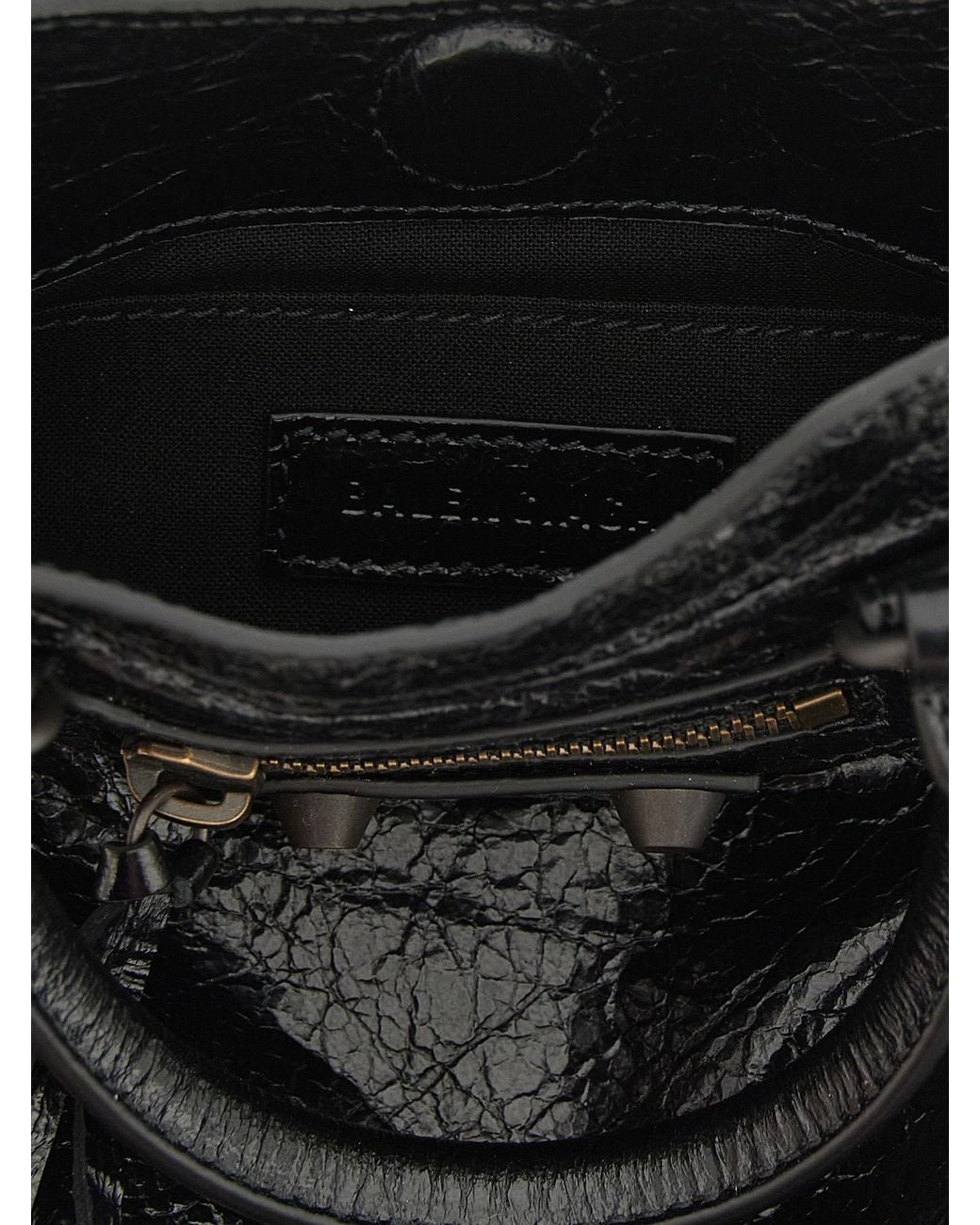Balenciaga Black 'Le City Tote' Phone Holder