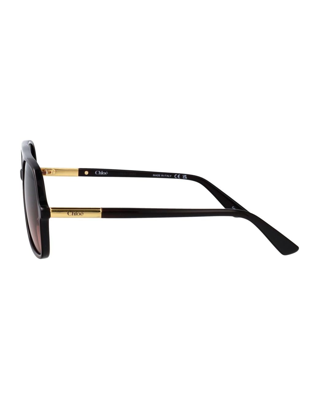 Chloé Brown Copper Acetate Sunglasses