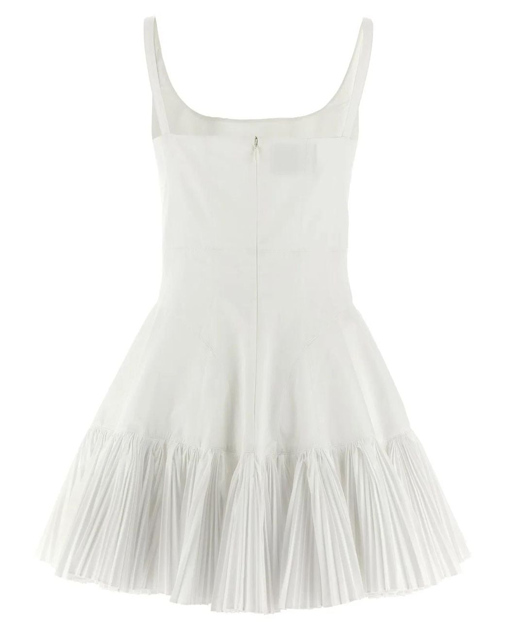 Giovanni bedin White Pleated Dress