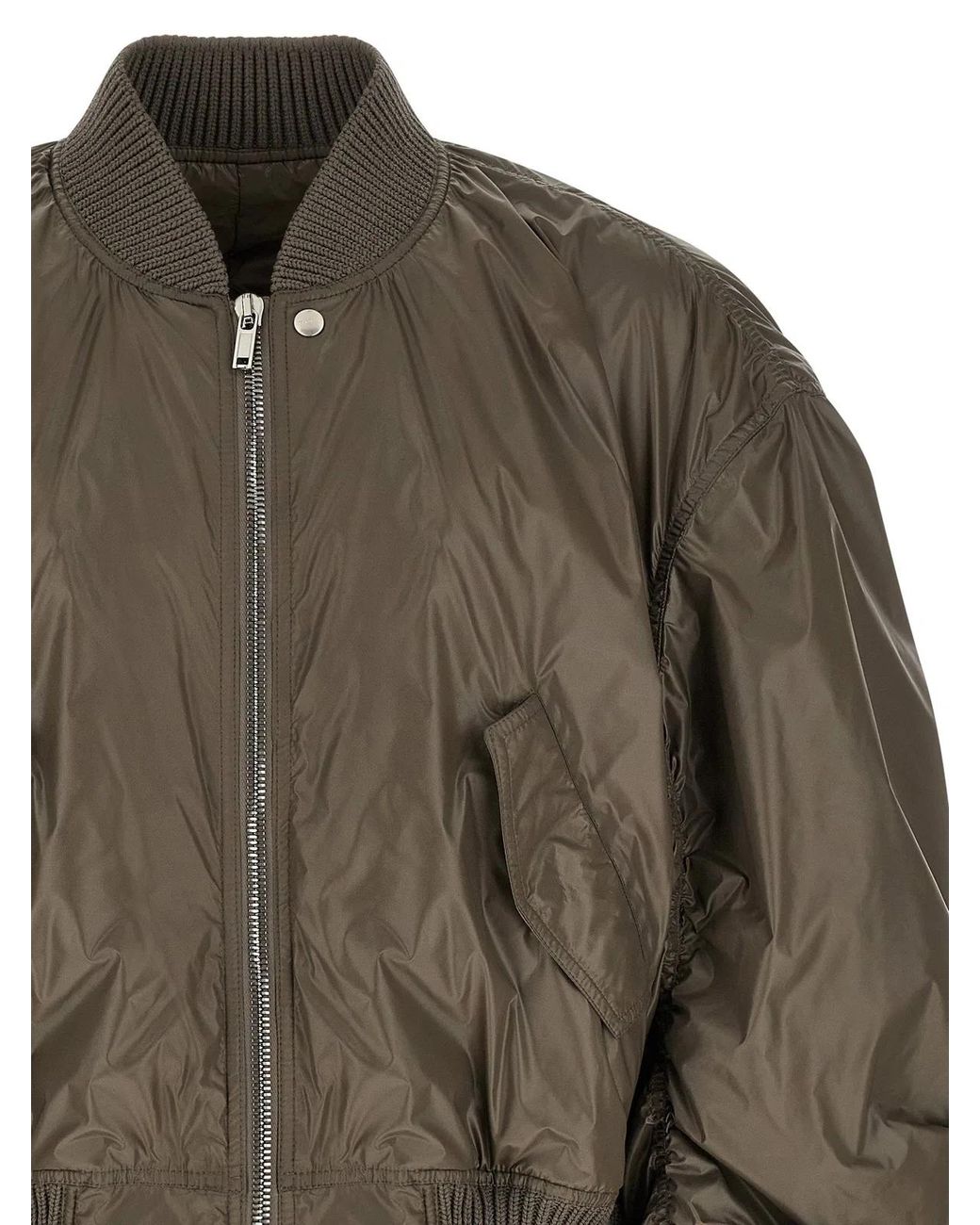 Rick Owens Brown 'Secchia Flight' Bomber Jacket for men