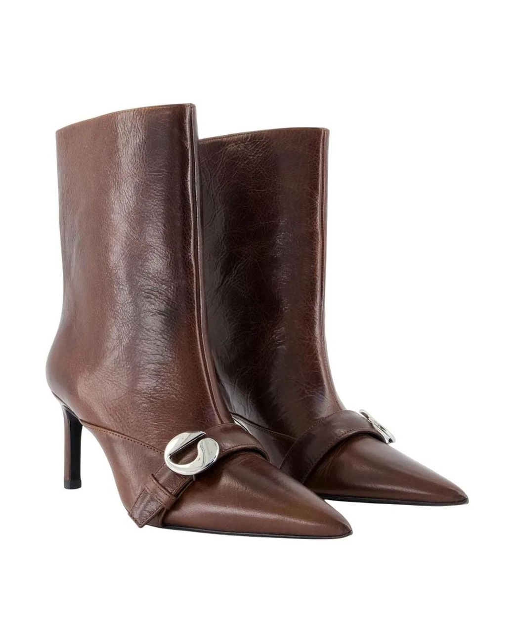Coperni Brown Heeled Boots