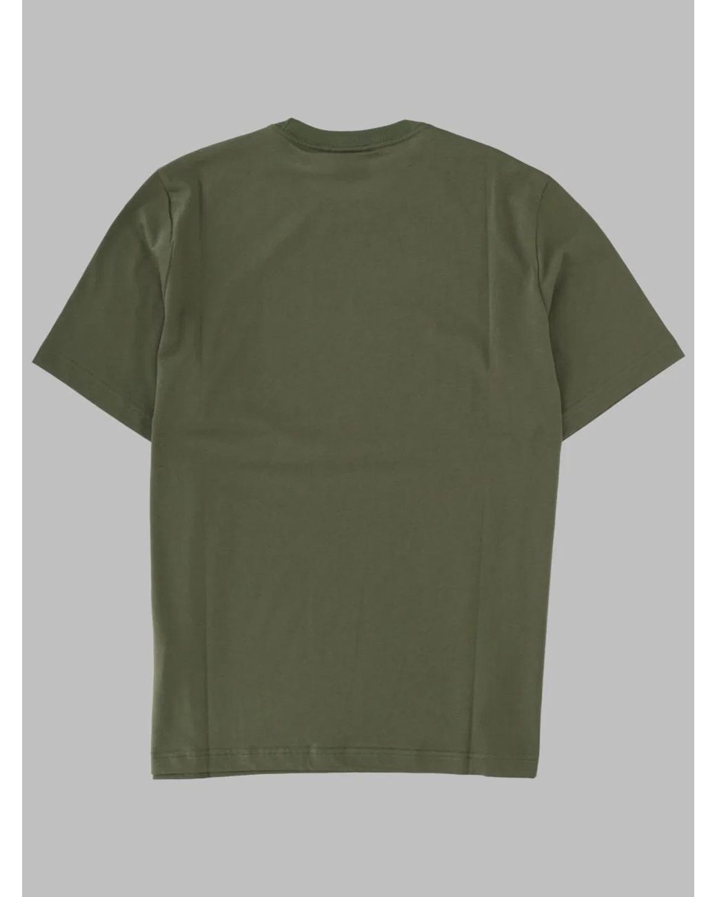 Paul Smith Green 100% Organic Cotton T-Shirt for men