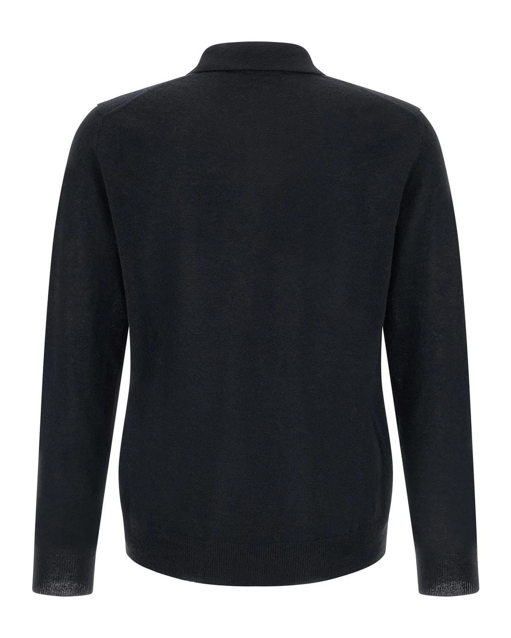 Zanone Black Cashmere Polo Shirt for men